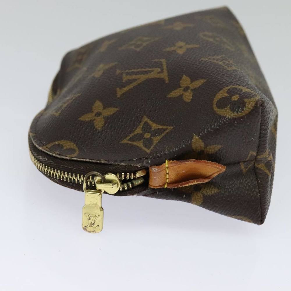 LOUIS VUITTON Monogram Pochette Cosmetic PM Cosmetic Pouch M47515 LV Auth hk2001 - Picture 3 of 16